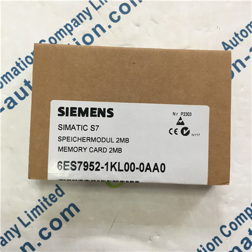Siemens 6es7952-1KL00-0AA0 Simatic S7, cartão de memória para S7-400, design longo, 5V flash eprom, 2 mbyte