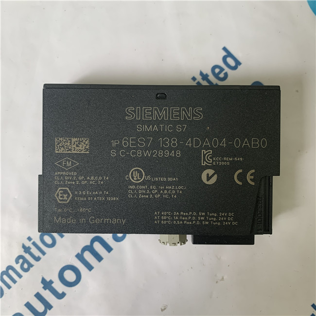 Siemens 6es7138-4DA04-0AB0 Simatic DP, Módulo Eletrônicos para ET 200s